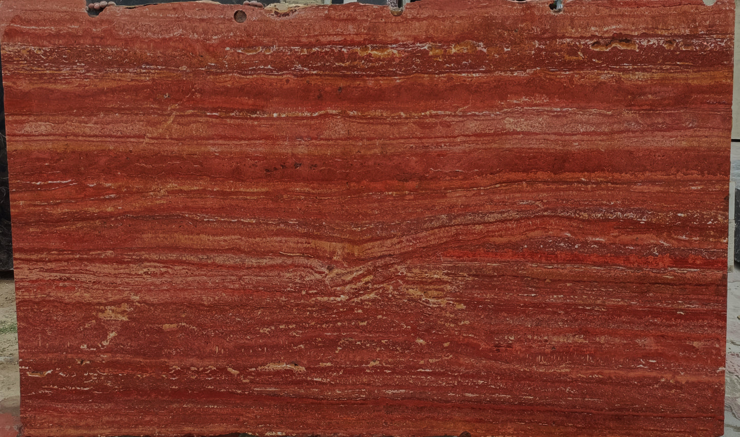 RED TRAVENTINE