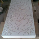 Marble Inlay Table Abstract - View 2