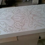 stone plus india marble inlay table