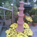 stone plus india red stone qutub minar miniature