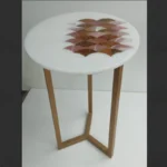 stone plus india fish scale marble inlay side table