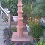 stone plus india red stone qutub minar miniature