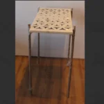 stone plus india cream marble inlay side table