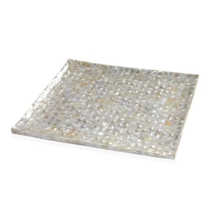 opulent homes white mother of pearl tray 88