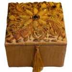 opulent homes embroidered box square/ gift box