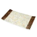 opulent homes white mother of pearl and taadiwood tray 169