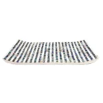 opulent homes green mother of pearl resin tray