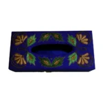 opulent homes embroidered tissue box ii