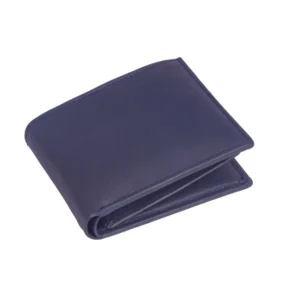 alagan opulent homes leather wallet (blue)