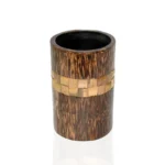 opulent homes taadi bamboo tooth brush holder/cutlery holder/penstand