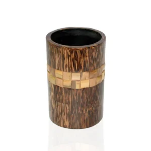 opulent homes taadi bamboo tooth brush holder/cutlery holder/penstand
