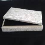 opulent homes white mother of pearl box 10x5x3