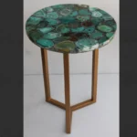stone plus india green agate table