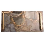 opulent homes agate tray w126