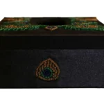 opulent homes tissue box embroidered i
