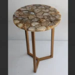 stone plus india golden agate table