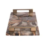opulent homes agate tray w126