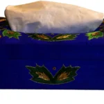 opulent homes embroidered tissue box ii