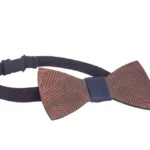 alagan wooden bowtie and cufflinks (walnut)