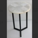 White Quartz Random Pattern Table - View 3