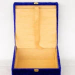 opulent homes wedding card box blue