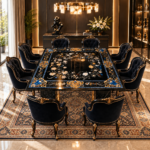 stone plus india dense vine creeper design marble inlay dining tabletop