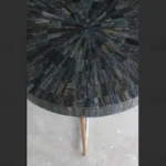 stone plus india blue tiger eye center table