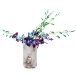 stone plus india alabaster fluted vase 105