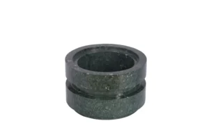 opulent homes green marble nut/salt bowl