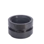 opulent homes black marble nut/salt bowl