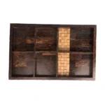 opulent homes taadiwood bamboo bar tray 1491