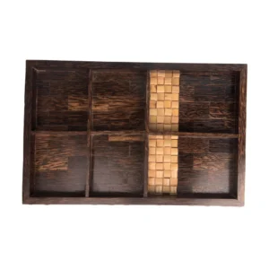 opulent homes taadiwood bamboo bar tray 1491