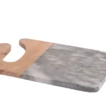 opulent homes marble wood cutting board