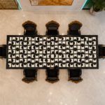 Black and White Resin Tabletop - View 3