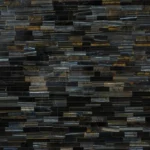 Blue Tiger Eye Brick Pattern - View 3