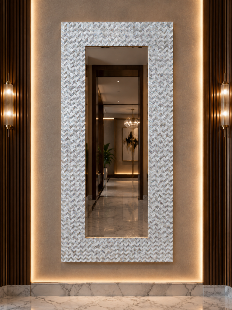 Mother of Pearl Mirror Frame Big Size