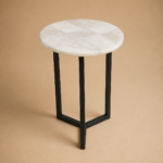 White Quartz Random Pattern Table