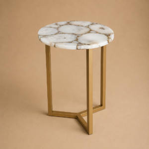 White Agate Table