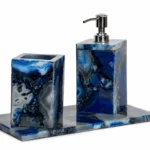 Blue Agate Bath Set - View 2