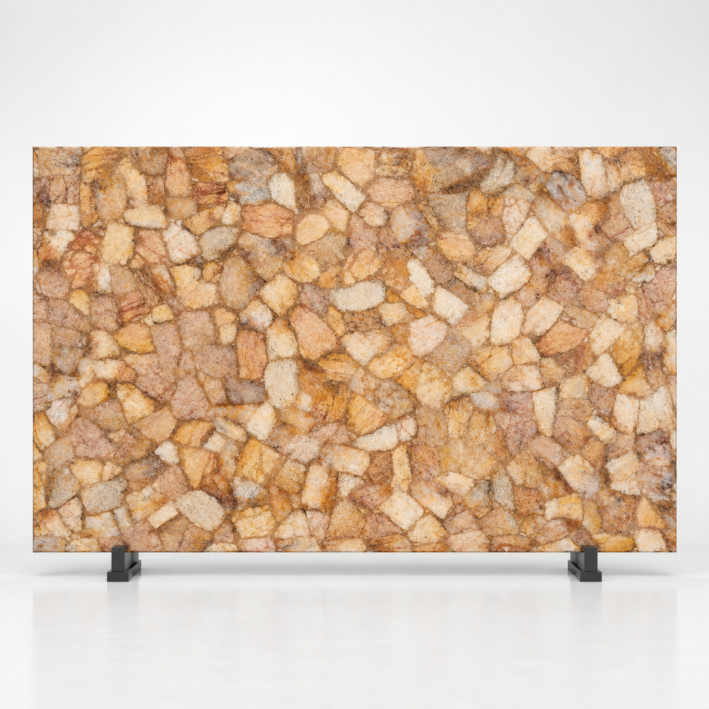 Golden Quartz Slab