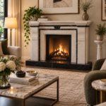 Marble Fire Place Façade