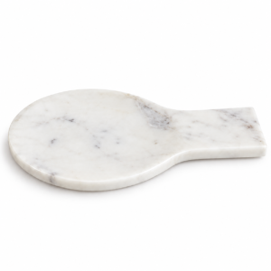 Platter White Marble Spoon Rester