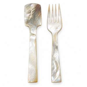 Spoon and Fork Mother of Pearl