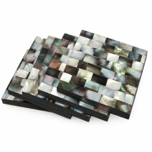 Coasters Black Mother of Pearl