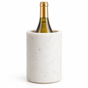 Wine Chiller White Marble