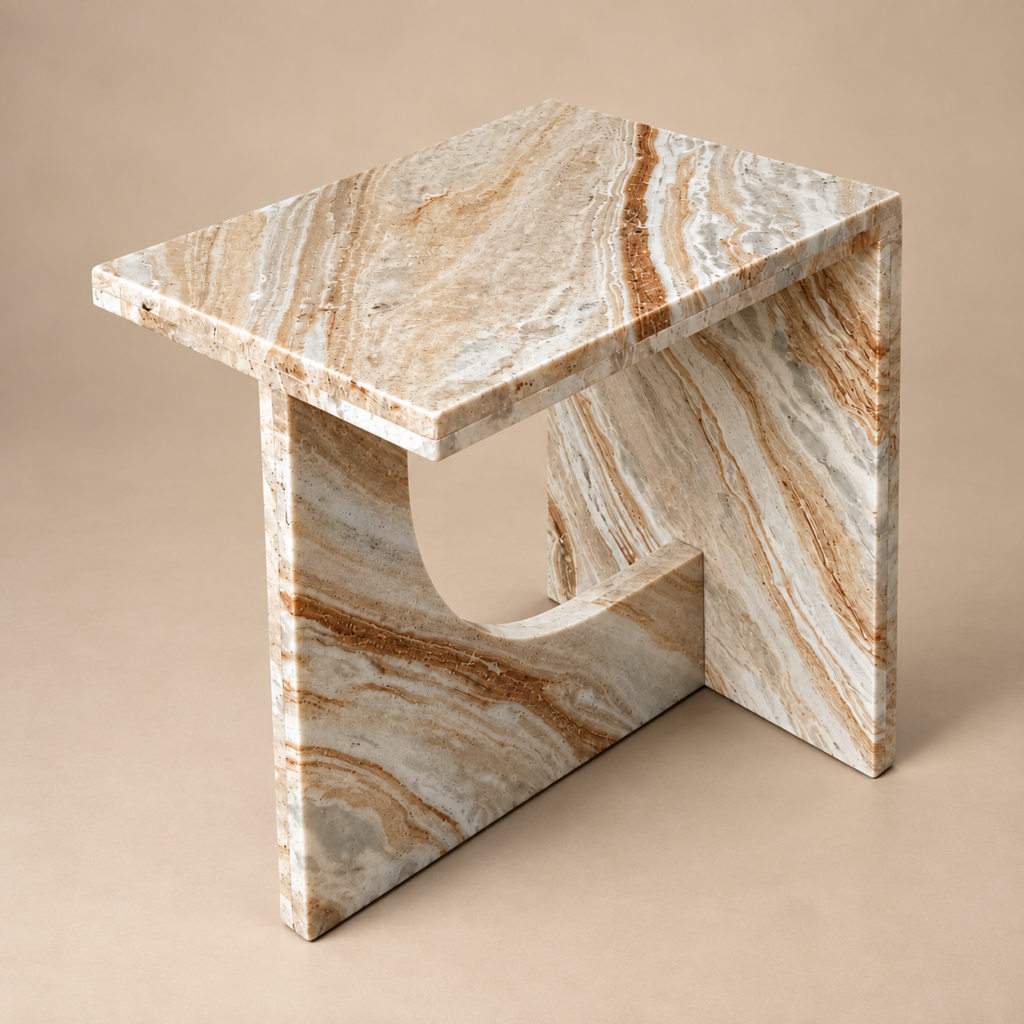 Beige Marble Table