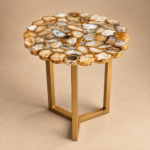 Golden Agate Flower Table