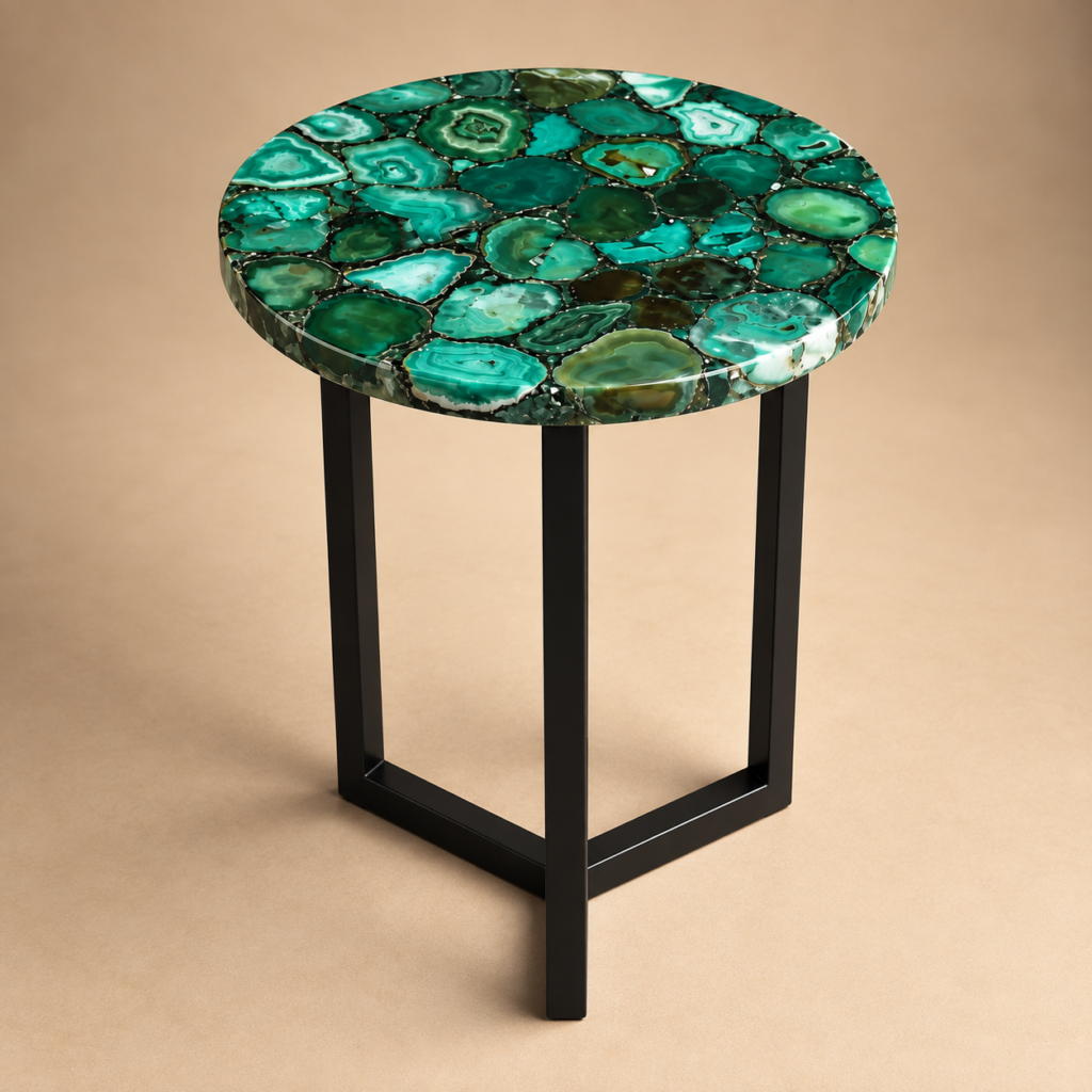 Green Agate Table