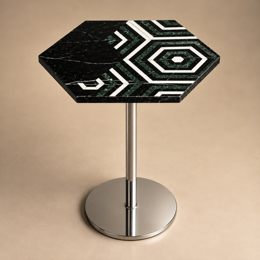 Hexagon Marble Table