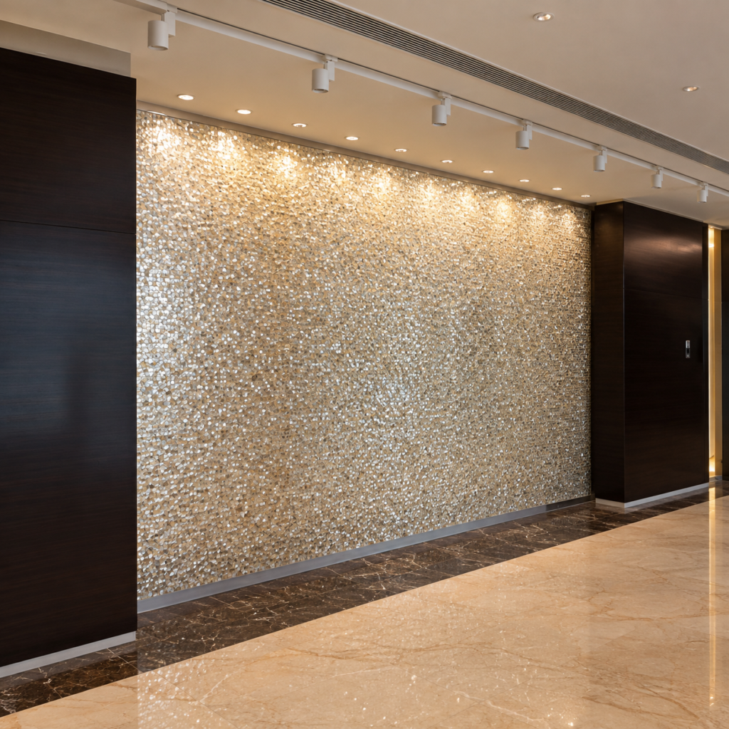 White Mother of Pearl Wall Cladding
